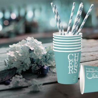 Reflections Wedding Cheers Teal ID774