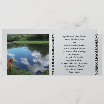 Reflections Wedding Invitations by ChristyWyoming at Zazzle