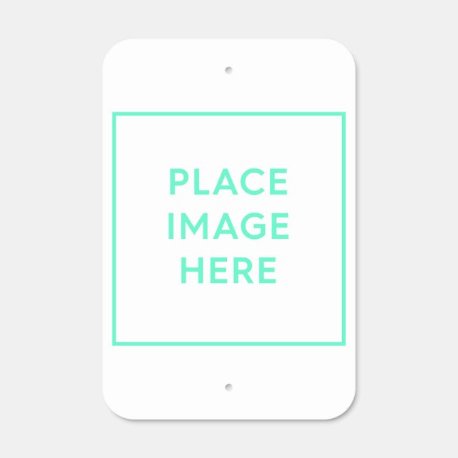 Reflective 12" x 18" Metal Parking Sign (Front)