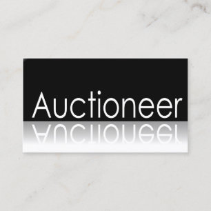 Reflective - Auctioneer - Business Card