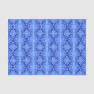 Reflective Blue Waves Modern Abstract Design Art Tissue Paper