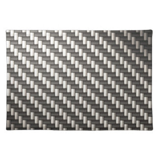 Reflective Carbon Fiber Textured Placemat