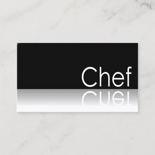 Reflective _ Chef _ Business Card