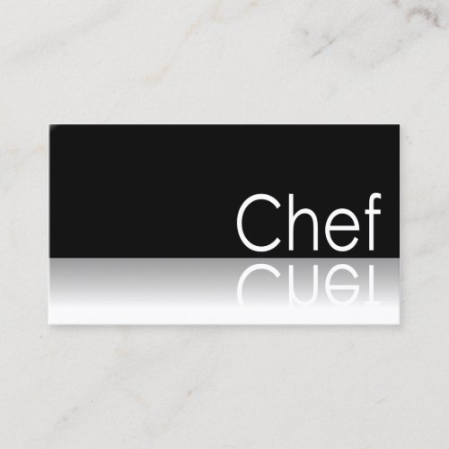 Reflective - Chef - Business Card