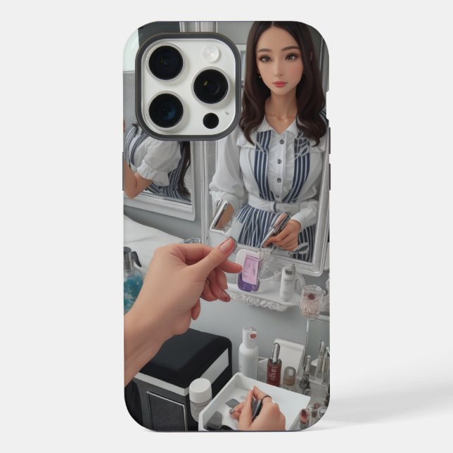  Reflective Convenience Mirror Mirror  Iphone Case (Back)