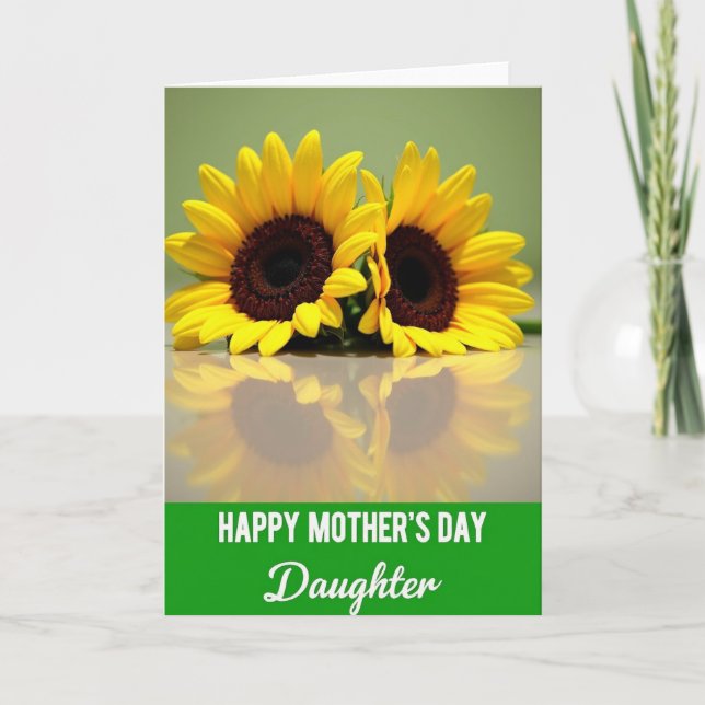 Reflective Floral Mothers Day Card (Front)