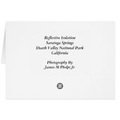 Reflective Isolation Cards (Back Horizontal)