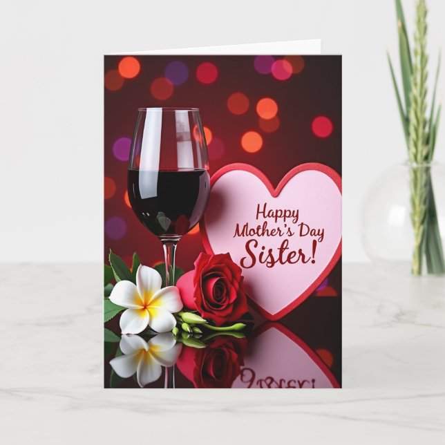 Reflective Mothers Day Card (Front)