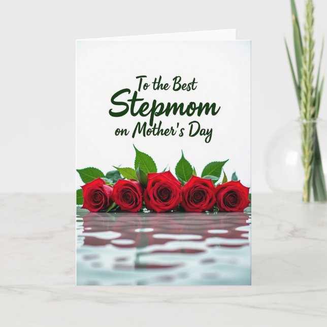 Reflective Mothers Day Floral Card (Front)