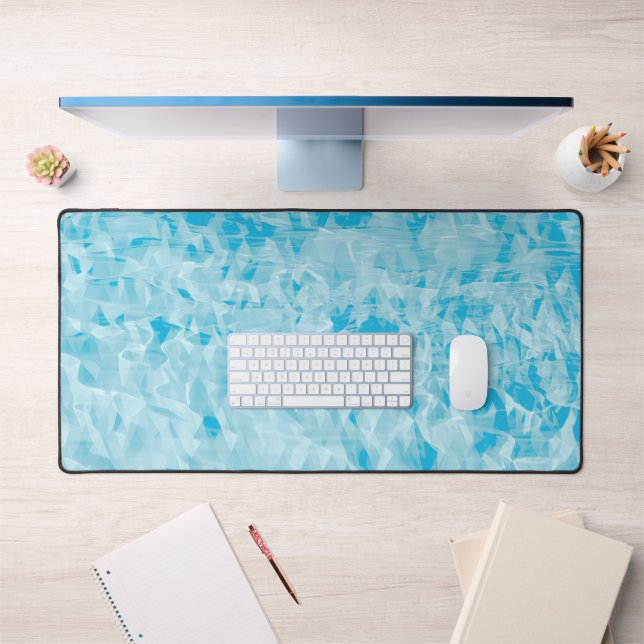 Reflective Pool Water Art Abstract Desk Mat Pad (Office 1)