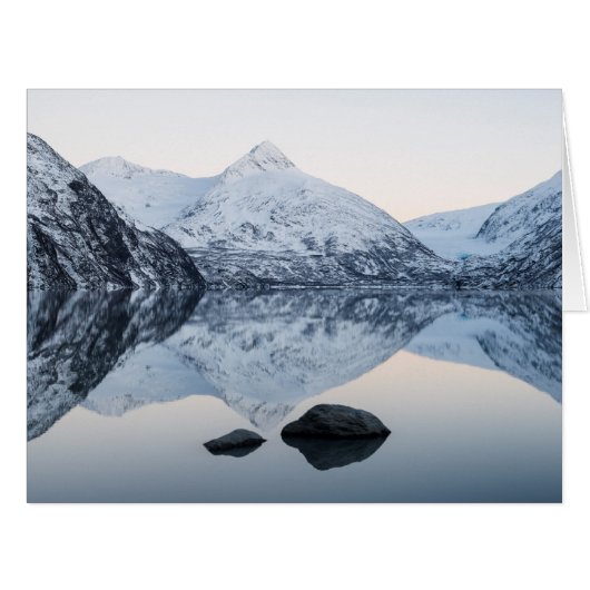 Reflective Portage Lake Cards (Front Horizontal)