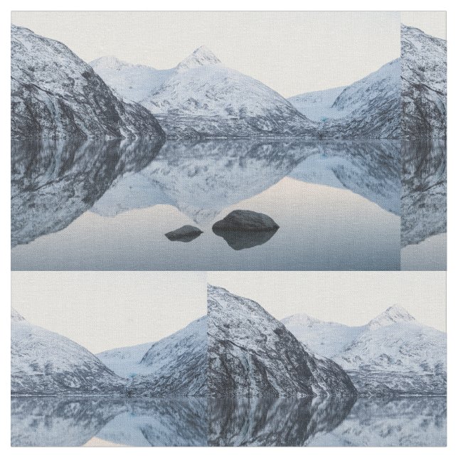 Reflective Portage Lake Fabric (Close Up)
