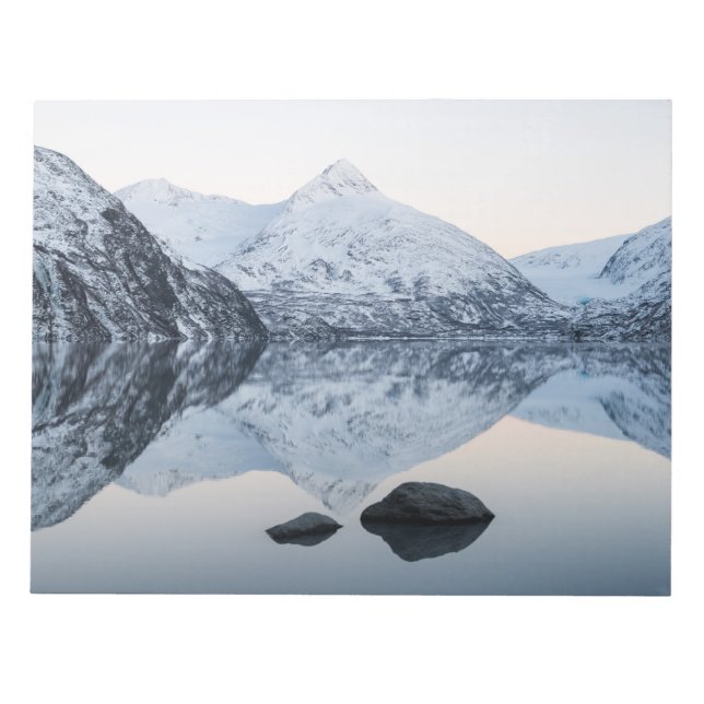 Reflective Portage Lake Notepad (Front)