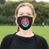 Reflective Robot: Original design by Chris Bonno Adult Cloth Face Mask (Outside)