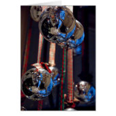 Reflective Silver Christmas Ornaments (Front)