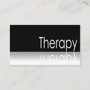 Reflective Text - Therapy - Business Card