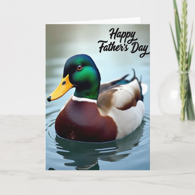 Reflective Waterfowl Day Card (Front)