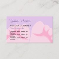 Reflexologist Appointment Business Cards