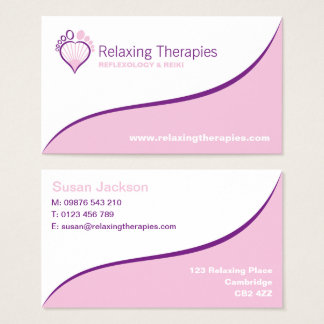 Reflexology Business Cards & Templates | Zazzle