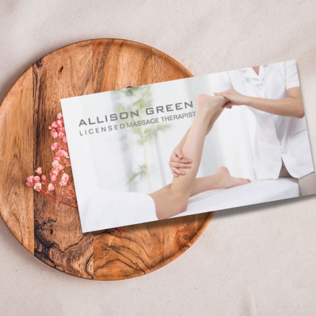 Reflexology Acupressure Foot Massage therapist Business Card (Reflexology Acupressure Foot Massage therapist Business Card)