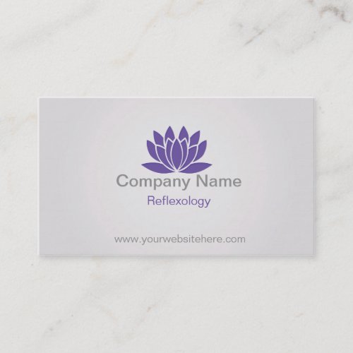 Reflexology Business Card