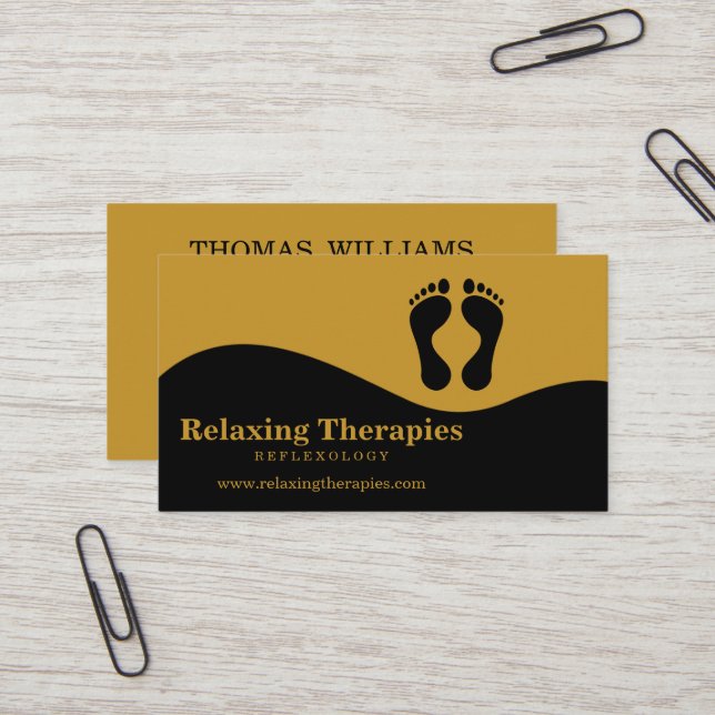 Reflexology Business Card (Front/Back In Situ)
