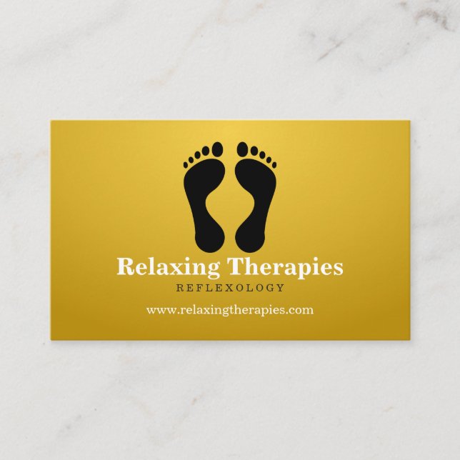 Reflexology Business Card (Front)