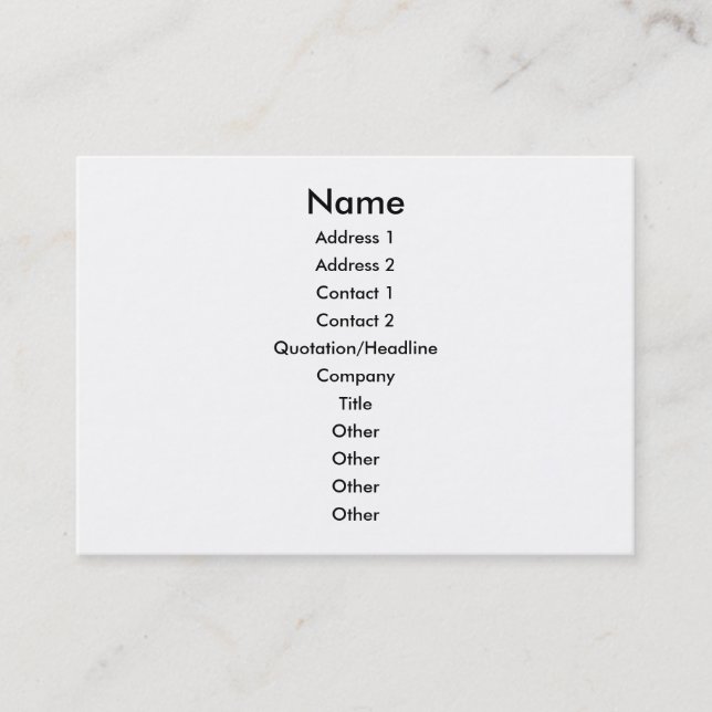 Reflexology Business Card (Front)