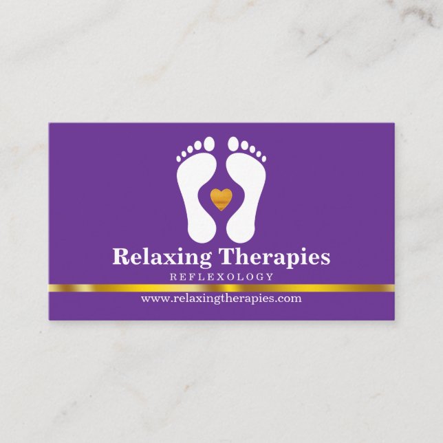 Reflexology Business Card (Front)