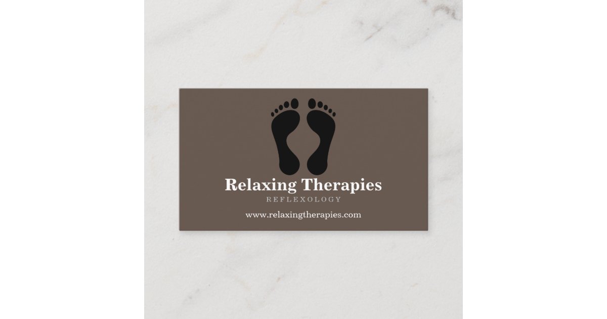 Reflexology Business Card Zazzle