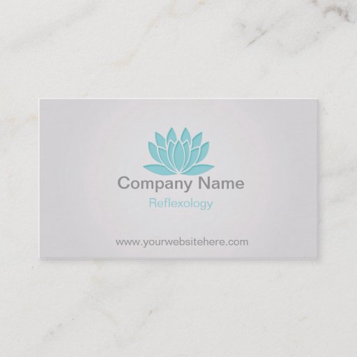 Customizable Reflexology Business Card