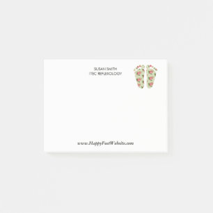 reflexology feet logo post it notes podiatry