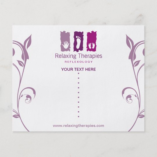 Reflexology Flyer | Zazzle.com