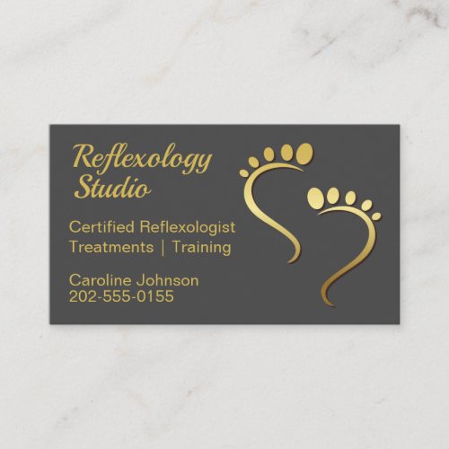 Reflexology Foot Care Business Card
