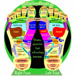 reflexology foot map statuette<br><div class="desc">reflexology foot map Shiatsu japanese foot reflexology massage.</div>