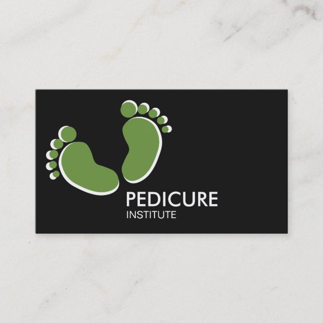 Reflexology Podology & Pedicure No2 Business Card (Front)