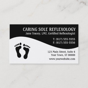 Reflexology Reflexologist Business Cards by thehealinghand at Zazzle