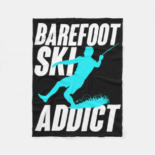 Refoot Ski Addict Humorous Refooter Water Sport Fleece Blanket