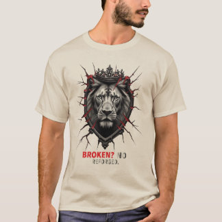 Reforged Crowned Lion Tee – Broken Mirror Symbolis
