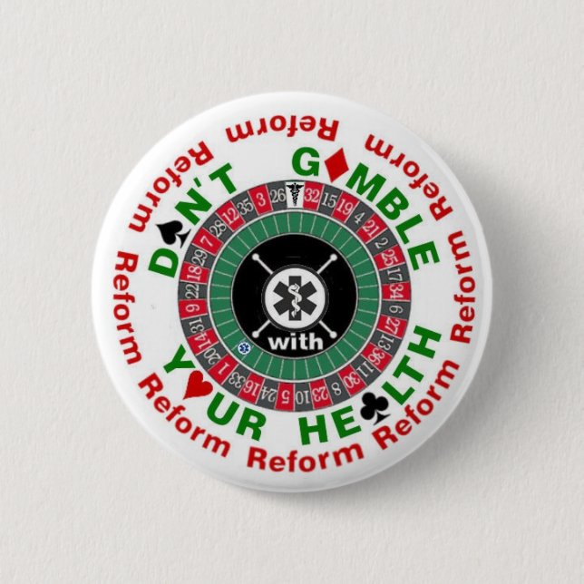 Reform Healthcare Pinback Button (Front)