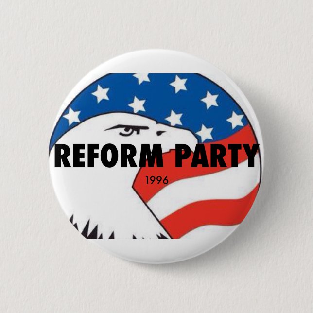 Reform Party Eagle 2 Pinback Button (Front)