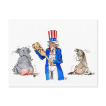 Reform Party Paddle Postcard