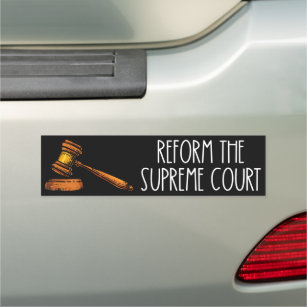 Abort The Supreme Court Pro-Choice Car Sticker