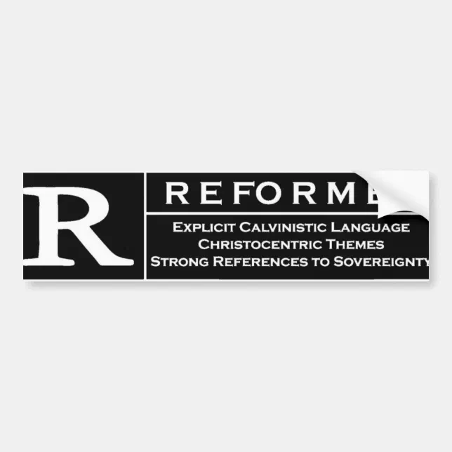 Reforms Stickers Reformed Bumper Sticker | Zazzle