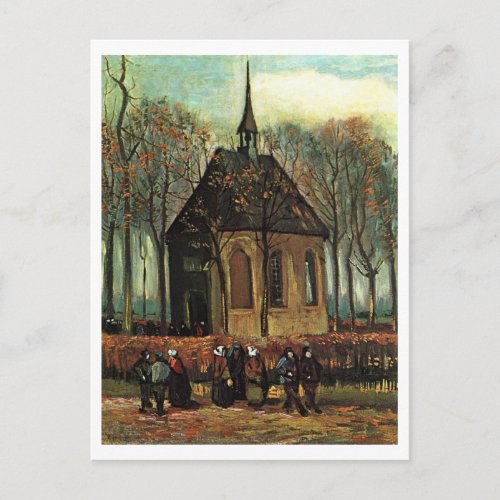 Reformed Church in Nuenen Van Gogh Fine Art Postcard