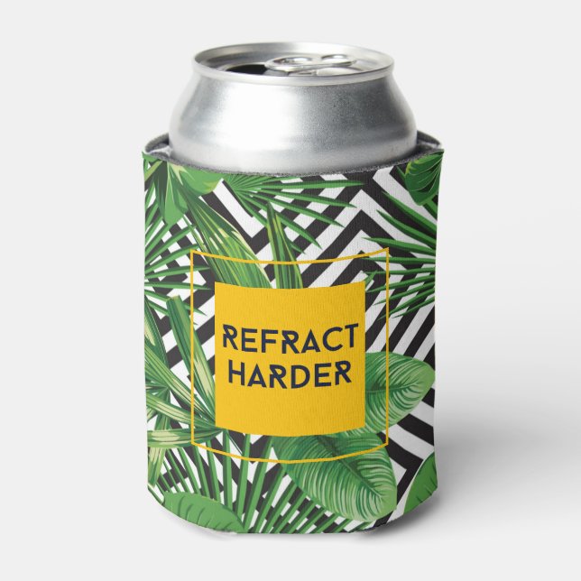 REFRACT HARDER Beer Cooler by CRONEA (Can Front)