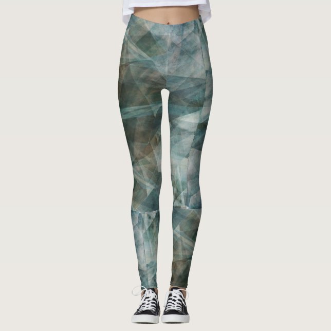 Refraction Action Digital Art Leggings (Front)