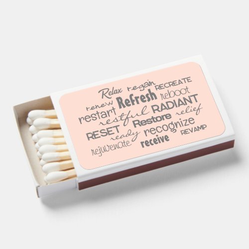 Refresh and Reset Matchboxes