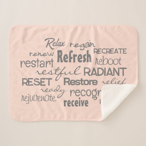 Refresh and Reset Sherpa Blanket