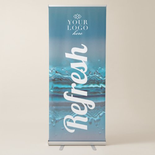 Refresh Relax Spa and Beauty Small Business Retractable Banner